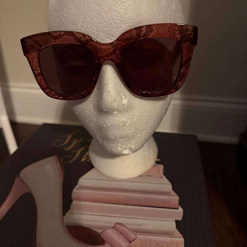 Steve-madden Women's Brown and Burgundy Sunglasses